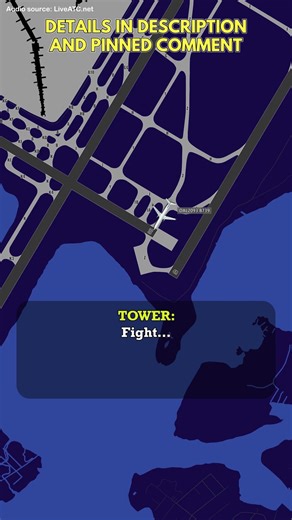 Fight in the cabin just before takeoff from JFK #realatc #airtrafficcontrol #aviation