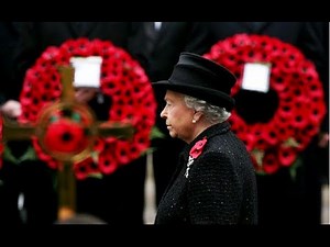 Queen leads Remembrance Day tributes at the Cenotaph