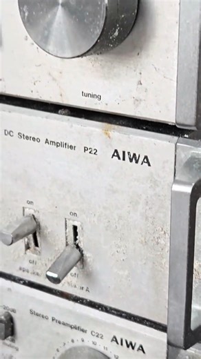 Aiwa C22 P22 R22 - In einem katastrophalen Zustand 😬😱 #vintage #retro #aiwa
