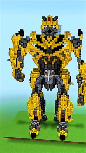 Making the EPIC Bumblebee Transformer in Minecraft! (Tutorial)