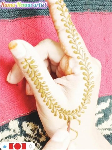 “सिर्फ उंगलियों पर इतनी खूबसूरत मेहंदी 😍 | 🔥Simple Finger Mehndi Design”2026🌿 #mehndi #hennatatto ✨🌿