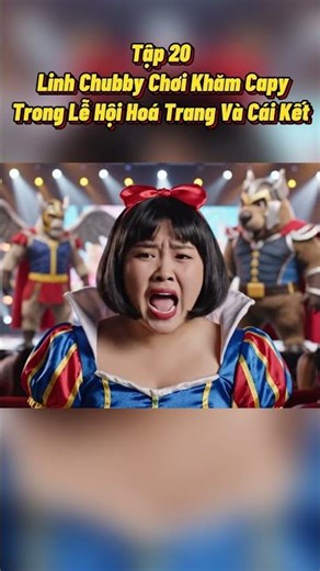 Tập 20 Linh Chubby chơi khăm Capy Trong Lễ Hội Hoá Trang Và Cái Kết #capybara #capy #shortvideo