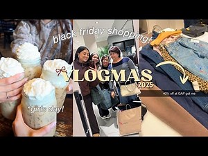 BLACK FRIDAY SHOPPING + HAUL!! VLOGMAS 🎁