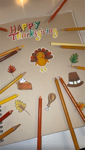 How to draw a turkey(easy)🦃✍🏽 #artclass #beginnerarttips #drawingtutorial #artforkids #art