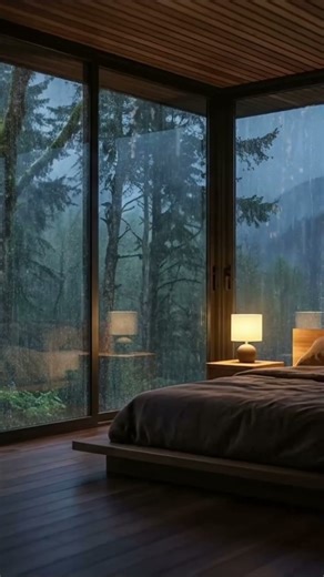 Relaxing Gentle Rain for Sleep 🌙 Deep Sleep Sounds & Night Rain Ambience