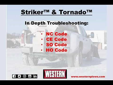 WESTERN® In-Depth Spreader Troubleshooting Error Codes