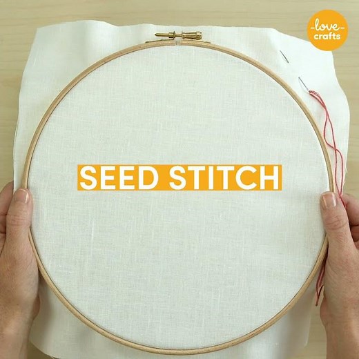 Seed Stitch | Embroidery Stitches