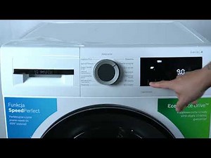 Bosch Washing Machine Serie 4 - Control Panel Overview! | Check Control Panel Functions