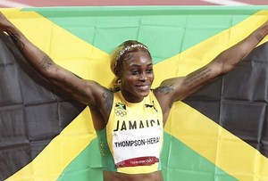 Jamaican sprinter Elaine Thompson-Herah wins women's 200m gold at Tokyo Olympics