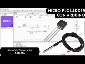 ⚡ OpenPLC Cap_21 Sensor de temperatura DS18B20 en OpenPLC manejo de temperatura en variable REAL