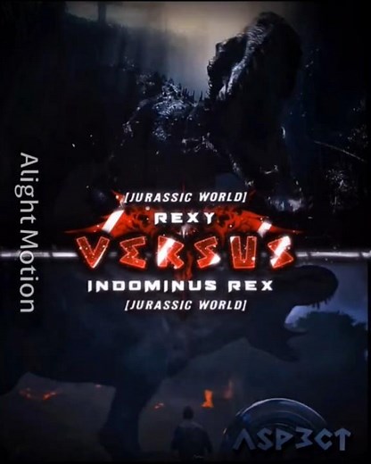 Rexy vs Indom || Jurassic world Wis Edit || For Tournament || #jwtourneyyay ||