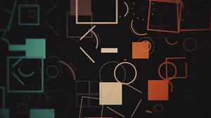Dynamic Motion Graphics Shapes Background