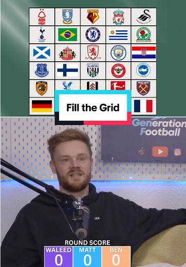 Football Quiz: Match the 8 Spaces in the Grid!
