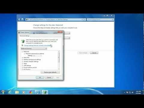 Tech Support: How to change power settings in Windows 7