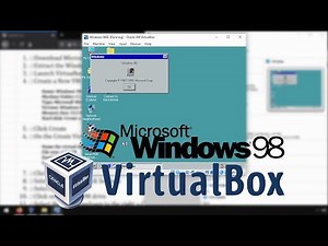 Running a Windows 98 VM in Virtualbox