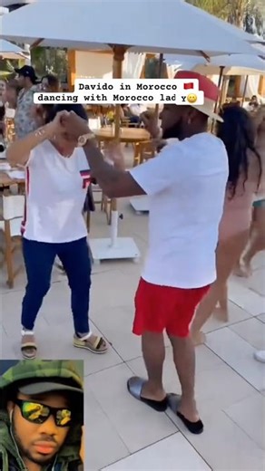 Davido in Morocco 🇲🇦 dancing with Morocco lady so amazing