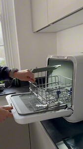 It’s so cute 🥰. Meet the Comfee Mini Lite Dishwasher 🫧💦. It’s a perfect addition to any small kitchen. It’s linked in my bio if you want to check it out 🔗 | Thetechbadger