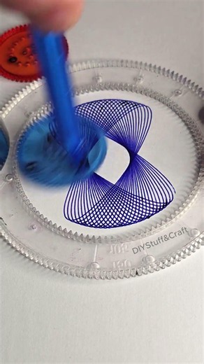 Level 1 spirograph drawing #art #asmr #satisfying
