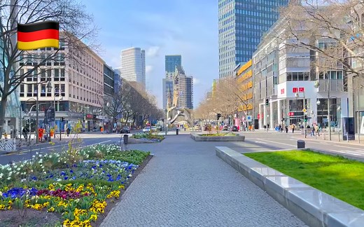 【超清】2023阳光明媚的日子漫步游德国首都柏林