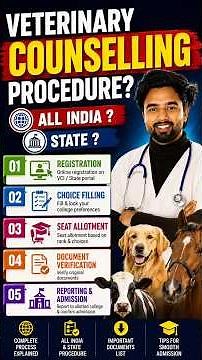 Veterinary counselling full process #vcicounselling #bvscadmission #Shorts #Education #Career #Study