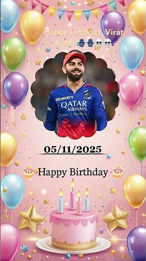 Happy birthday, Virat Kohli ￼