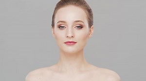 Studio Portrait Young Beautiful Natural Woman Stock Footage Video (100% Royalty-free) 1071554143 | Shutterstock