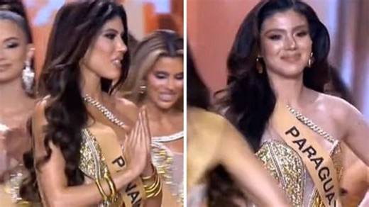 Beauty contestant’s awkward fail goes viral