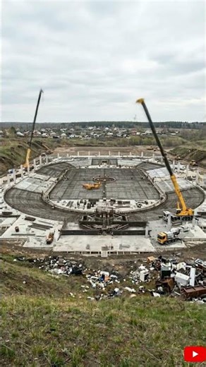 They built a stadium from THIS?! 🤯 #beforeandafter