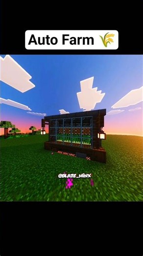 Minecraft Automatic Farm 🌾 #shorts #minecraft