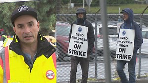 Picket lines up at Metro Vancouver wastewater plants