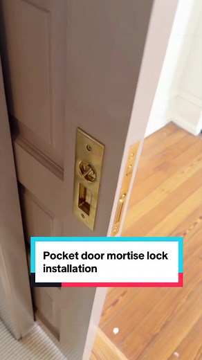 Pocket Door Mortise Lock Installation Guide