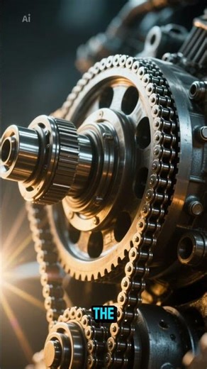 How a Timing Chain Works in a Car Engine ⚙️ #experimentalmechanics