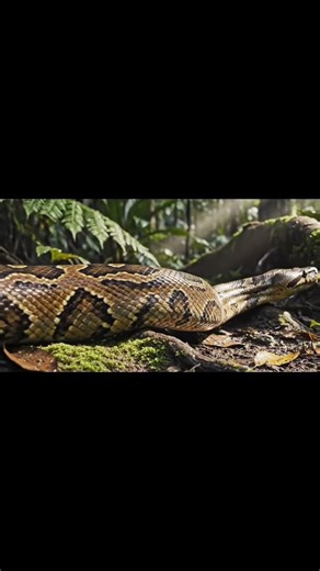 Giant Python in the Tropical Forest | Ular Sanca Raksasa di Hutan Tropis.