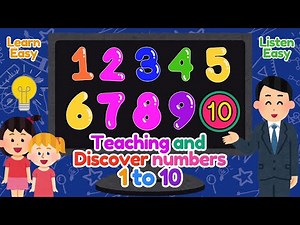 Learn Numbers 1-10! Fun & Easy Counting for Kindergarteners
