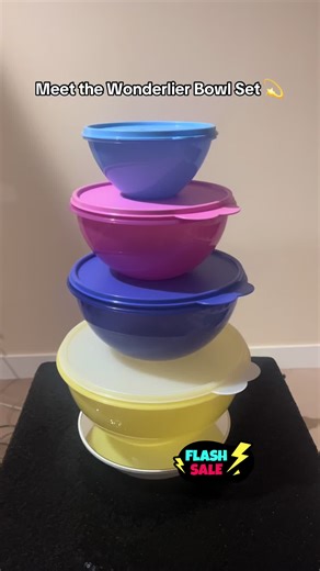 Brighten Your Kitchen with the Wonderlier Bowl Set!