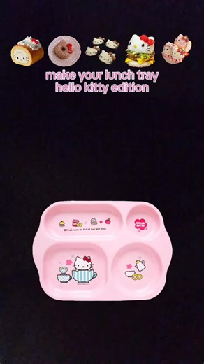 hello kitty lunch tray