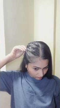 Front Side Roling hairstyle hack|cute hairstyle #viral #shortsfeed #youtubeshorts #shorts #trending