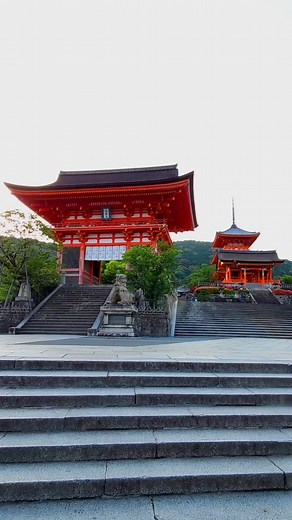 Video of the day Kiyomizu-dera temple in Kyoto Kiyomizu-dera, an iconic Buddhist temple in Kyoto founded in 778, is celebrated for its stunning architecture and breathtaking views. The temple’s main hall, featuring a vast wooden stage supported by hundreds of pillars, offers panoramic vistas of cherry and maple trees and Kyoto city. Noteworthy for its construction without nails, Kiyomizu-dera also includes the sacred Otowa Waterfall, where visitors drink from its three streams for health, longev