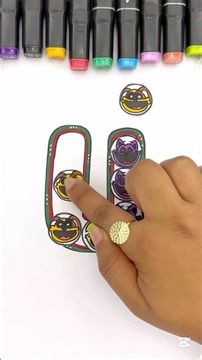 Poppy playtime chapter 2 paper puzzle game!!❤️😍 #art #ytshorts #paperpuzzlegame