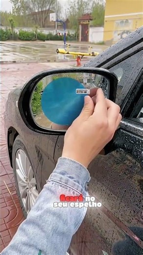 This Smart Mirror Gadget Keeps Your View Crystal Clear in Rain 😱🚗💧!! #shorts