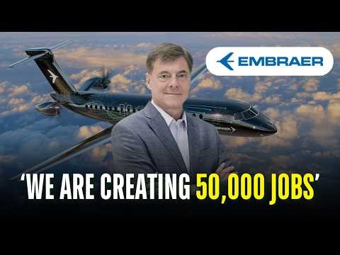 Embraer CEO On India Entry, Adani Partnership & 50,000 Job Potential