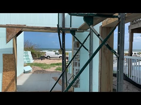 Another oceanfront hurricane resistant home with ICF walls coming in Flagler Beach, Florida.