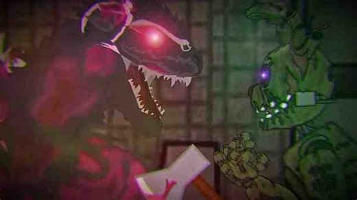 The Man in The Suit vs Springtrap - dc2 animation remake