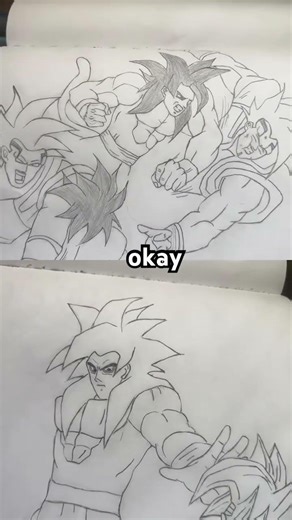 Goku ss4 vs baby ✍️ by Young Heru