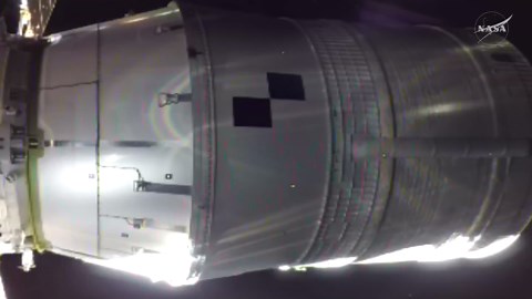 Orion spacecraft successfully separated from rocket