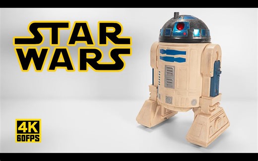 【4K60帧】1977年星球大战R2-D2机器人遥控玩具修复翻新 | 作者：Odd Tinkering