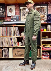 Military Jump Suit Pilot Flyers Utility Mechanic Coveralls Long Sleeve Outfit Size Medium Short. - Etsy