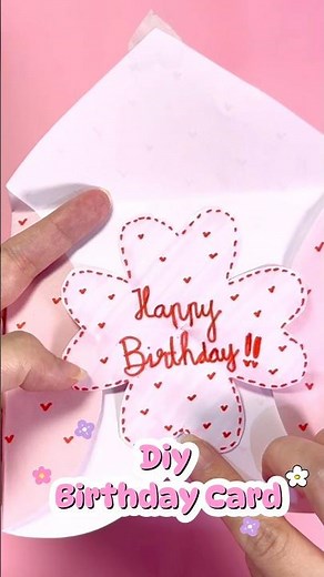 How to Make a Happy Birthday Card | Easy DIY Tutorial #DIYBirthdayCard #HappyBirthdayCard #diycard