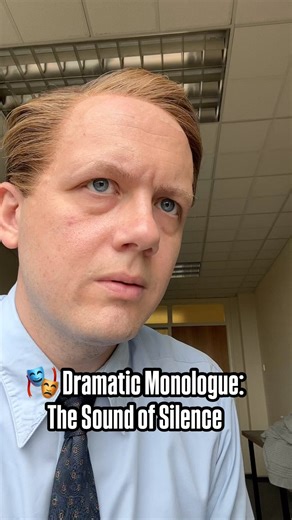 James McNicholas | 🎭 Dramatic Monologue: The Sound of Silence by @paulsimonofficial & Art Garfunkel #music #acting | Instagram