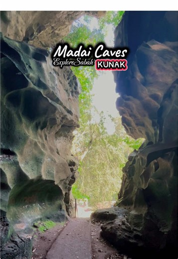 Keindahan Goa Madai di Kunak, Sabah